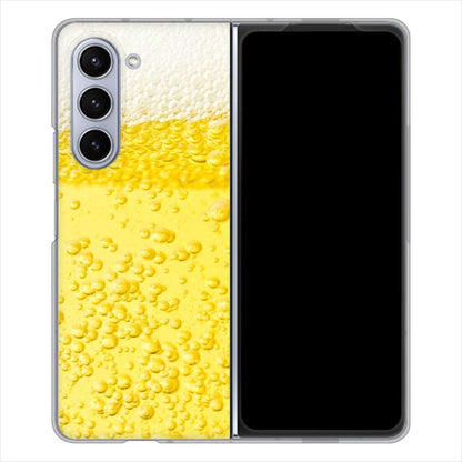 Galaxy Z Fold5 SCG22 au 生ビール ハードケース 背面印刷