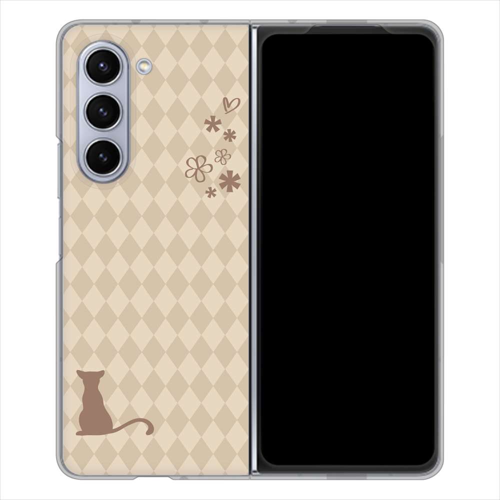 Galaxy Z Fold5 SCG22 au 516 ワラビー ハードケース 背面印刷