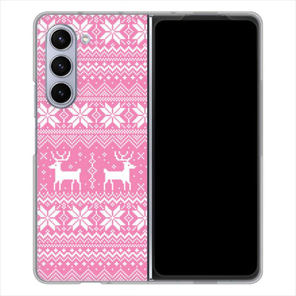 Galaxy Z Fold5 SCG22 au クリスマス ハードケース 背面印刷