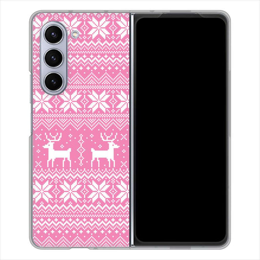 Galaxy Z Fold5 SCG22 au クリスマス ハードケース 背面印刷
