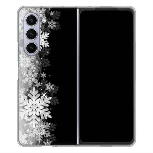 Galaxy Z Fold5 SCG22 au 603 白銀と闇 ハードケース 背面印刷