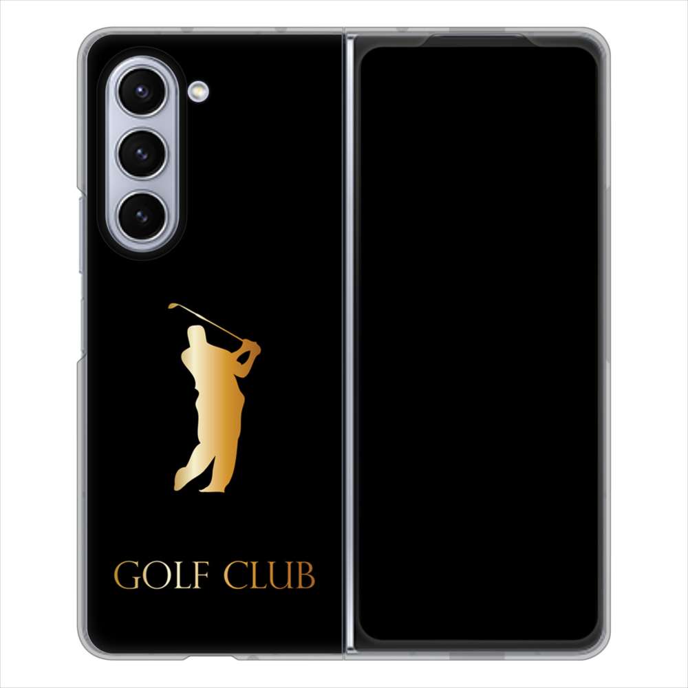 Galaxy Z Fold5 SCG22 au 610 GOLFCLUB ハードケース 背面印刷