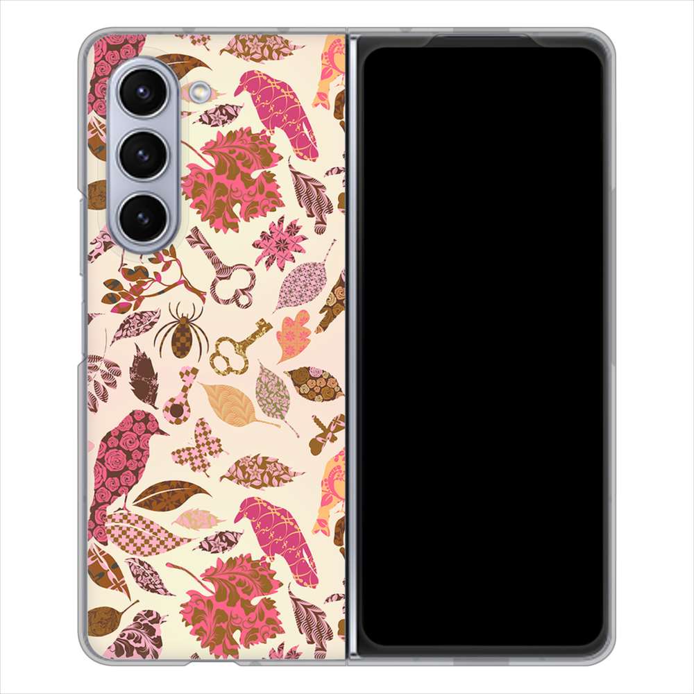 Galaxy Z Fold5 SCG22 au マルチスタイル ハードケース 背面印刷