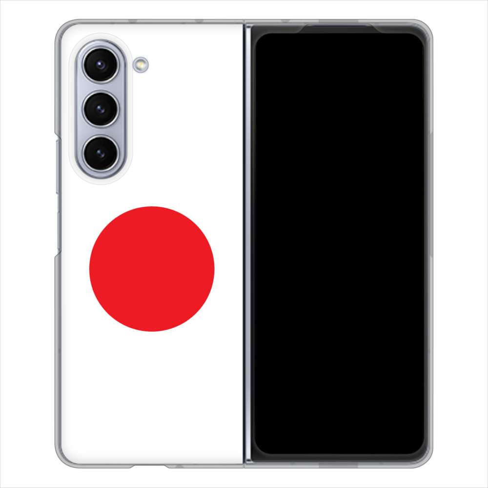 Galaxy Z Fold5 SCG22 au 国旗 ハードケース 背面印刷