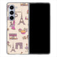 Galaxy Z Fold5 SCG22 au LOVE フランス ハードケース 背面印刷