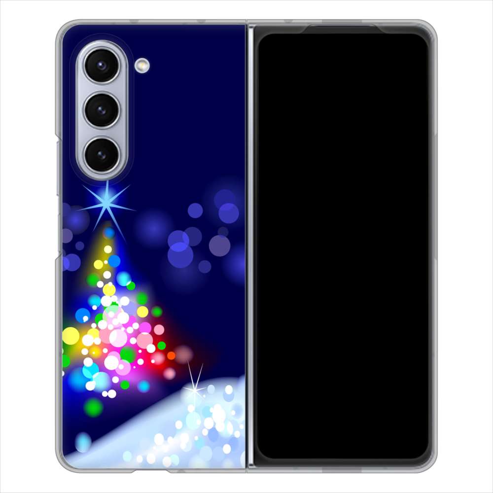 Galaxy Z Fold5 SCG22 au クリスマス ハードケース 背面印刷