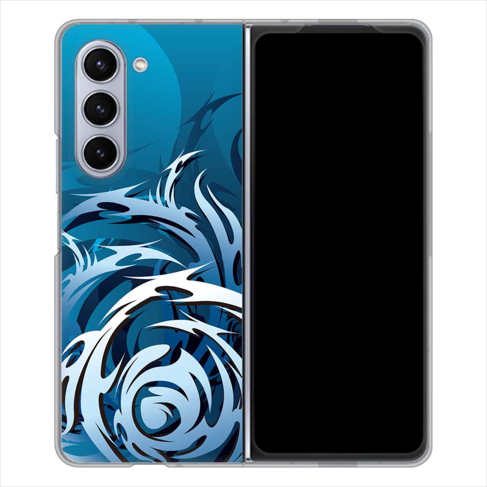 Galaxy Z Fold5 SCG22 au 731 ドラゴンサークル ハードケース 背面印刷