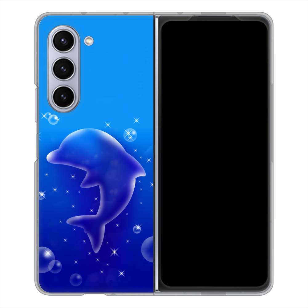 Galaxy Z Fold5 SCG22 au 海の守り神 ハードケース 背面印刷