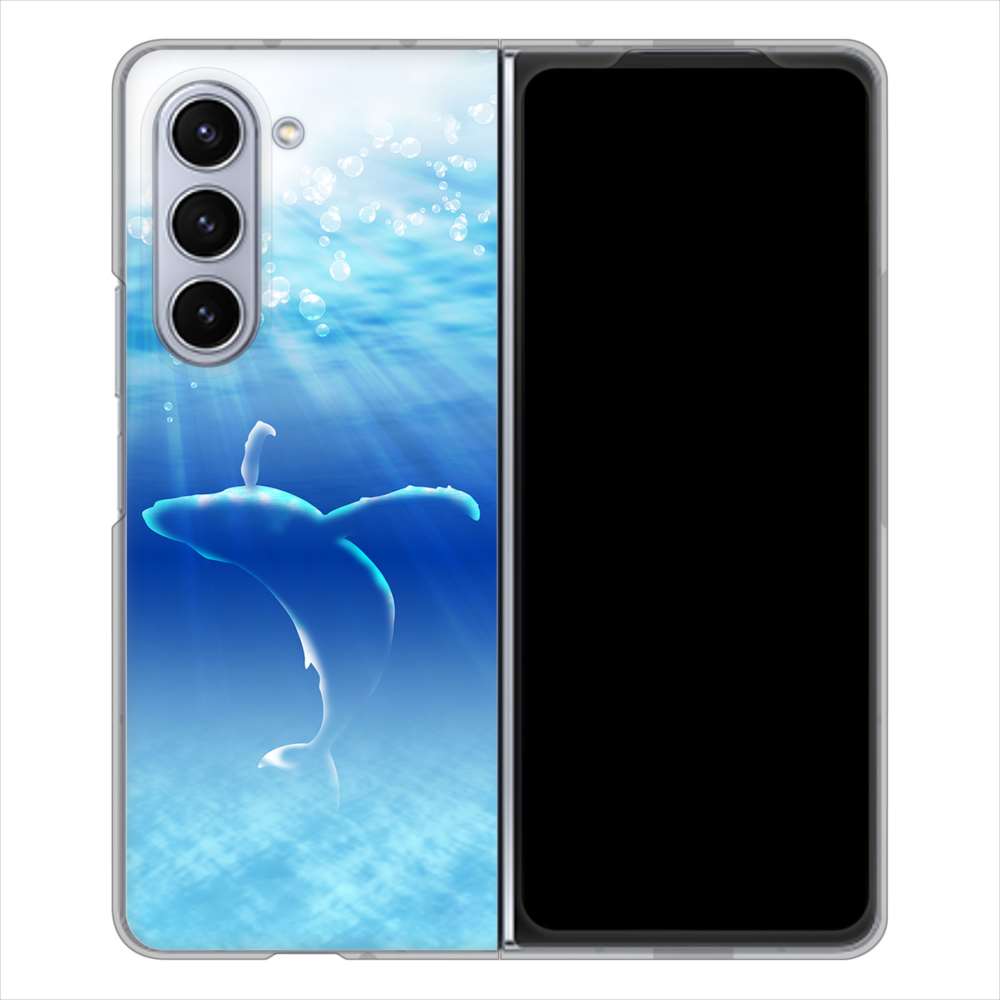 Galaxy Z Fold5 SCG22 au 海の守り神 ハードケース 背面印刷