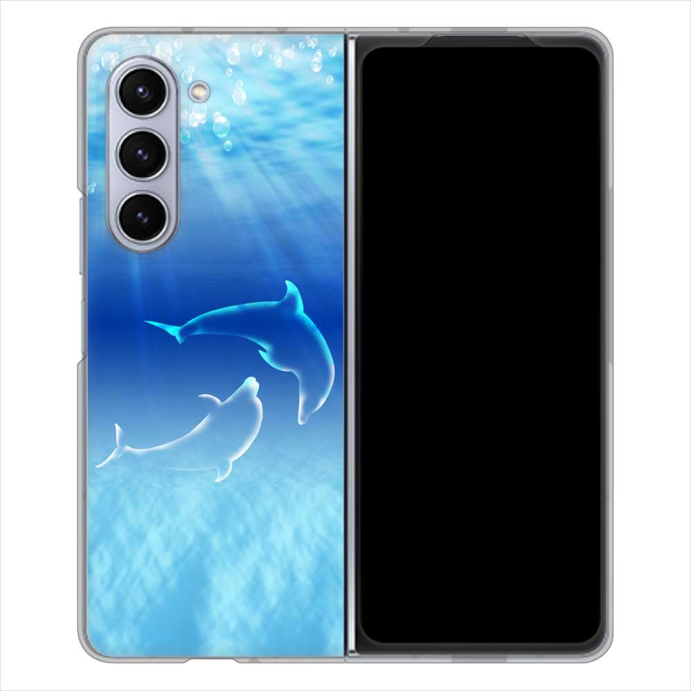 Galaxy Z Fold5 SCG22 au 海の守り神 ハードケース 背面印刷