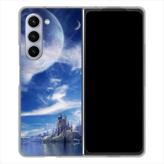 Galaxy Z Fold5 SCG22 au 1270 広がる宇宙 ハードケース 背面印刷