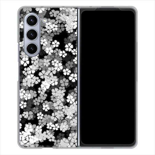 Galaxy Z Fold5 SCG22 au 1332 夜桜 ハードケース 背面印刷