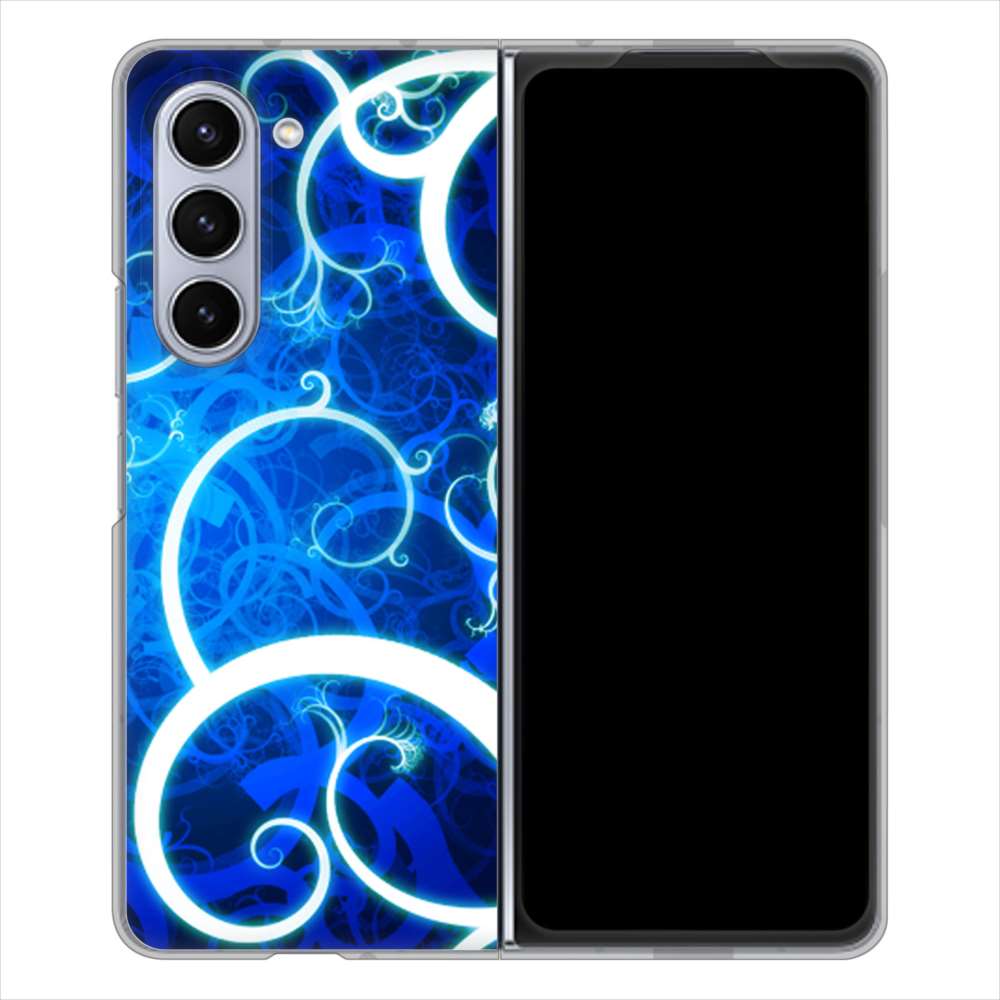 Galaxy Z Fold5 SCG22 au EK850 神秘の草 ハードケース 背面印刷