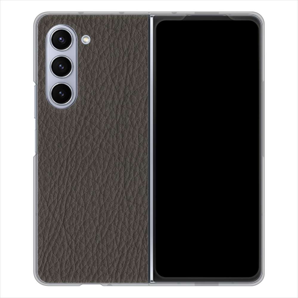 Galaxy Z Fold5 SCG22 au レザー風 ハードケース 背面印刷