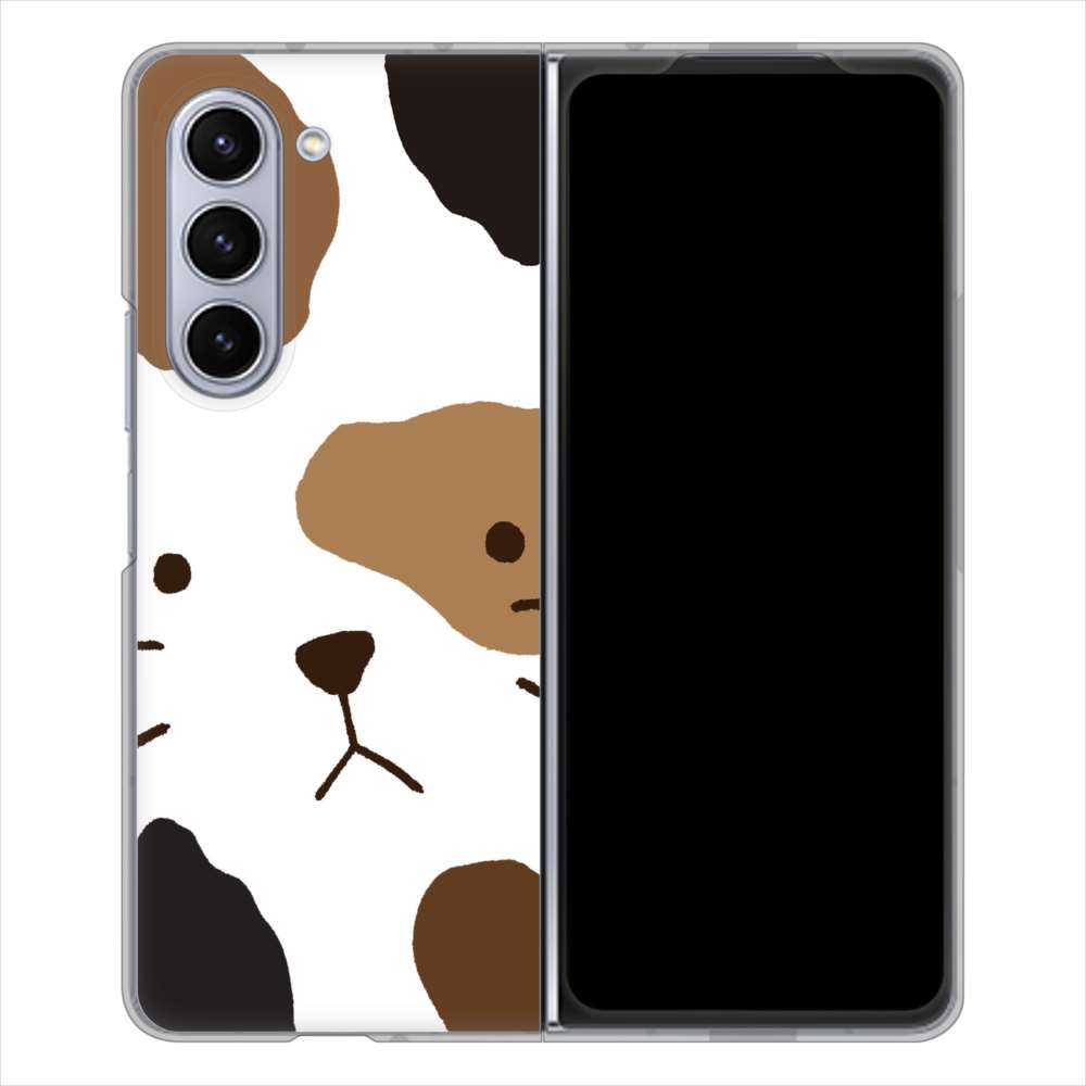 Galaxy Z Fold5 SCG22 au IA801 みけ ハードケース 背面印刷