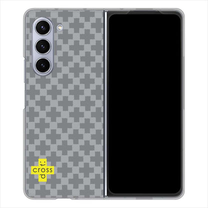 Galaxy Z Fold5 SCG22 au クロスドット ハードケース 背面印刷