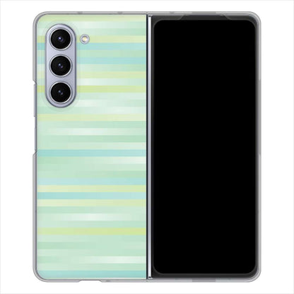 Galaxy Z Fold5 SCG22 au グラデーションボーダー ハードケース 背面印刷