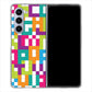 Galaxy Z Fold5 SCG22 au IB916 ブロックアルファベット ハードケース 背面印刷