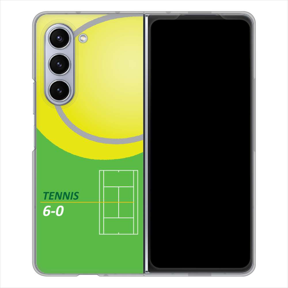 Galaxy Z Fold5 SCG22 au IB920 TENNIS ハードケース 背面印刷