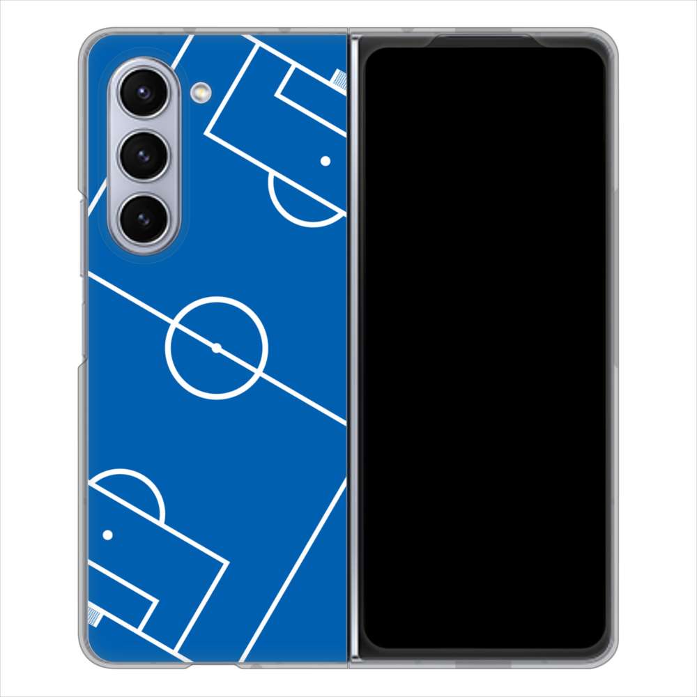 Galaxy Z Fold5 SCG22 au IB922 SOCCER_ピッチ ハードケース 背面印刷