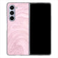 Galaxy Z Fold5 SCG22 au 大理石BK ハードケース 背面印刷