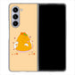 Galaxy Z Fold5 SCG22 au スイーツイラスト ハードケース 背面印刷