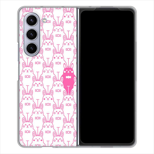 Galaxy Z Fold5 SCG22 au パターンアニマル ハードケース 背面印刷