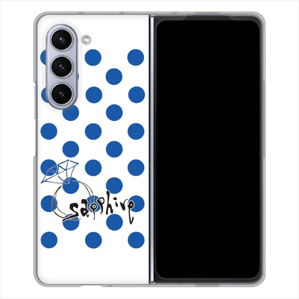 Galaxy Z Fold5 SCG22 au 大野詠舟 誕生石 ハードケース 背面印刷