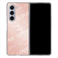 Galaxy Z Fold5 SCG22 au エンボス風LOVEリンク ハードケース 背面印刷