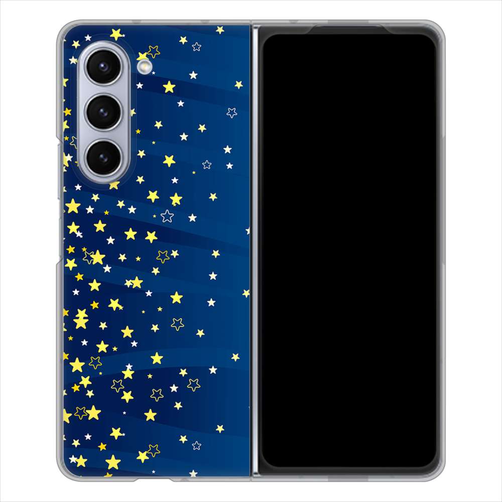 Galaxy Z Fold5 SCG22 au VA842 満天の星空 ハードケース 背面印刷