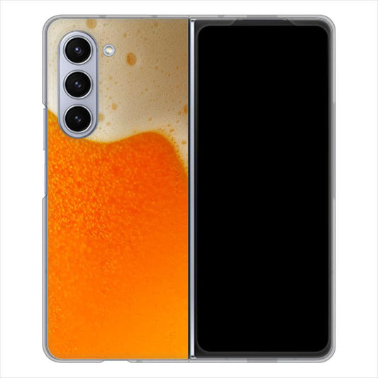 Galaxy Z Fold5 SCG22 au 生ビール ハードケース 背面印刷