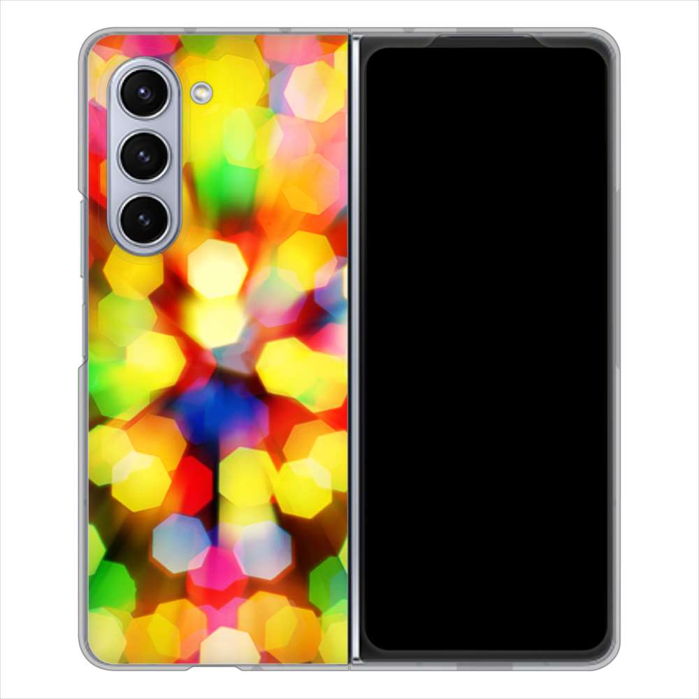 Galaxy Z Fold5 SCG22 au VA874 未来へのワープ ハードケース 背面印刷