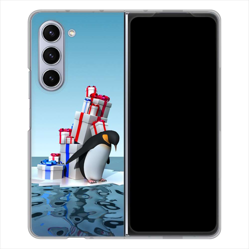 Galaxy Z Fold5 SCG22 au XA805 人気者は辛い… ハードケース 背面印刷