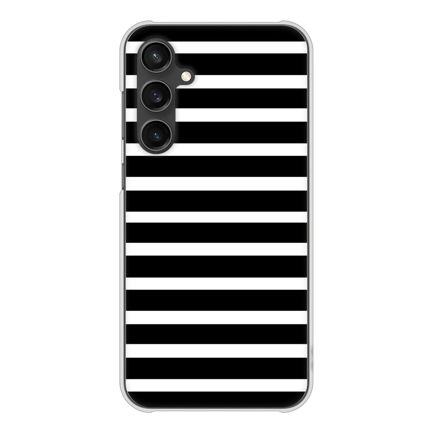 Galaxy S23 FE SCG24 au 高画質仕上げ 背面印刷 ハードケースシンプルボーダー