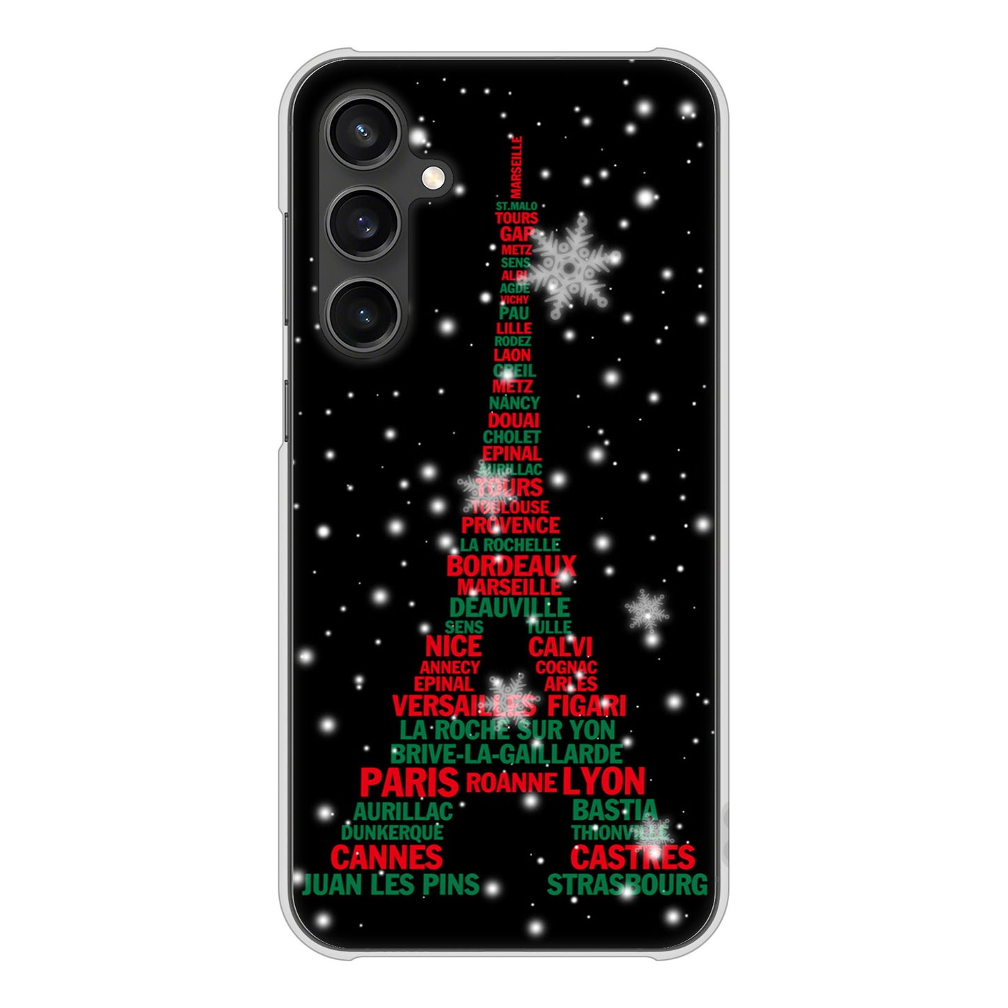 Galaxy S23 FE SCG24 au エッフェル塔 ハードケース 背面印刷