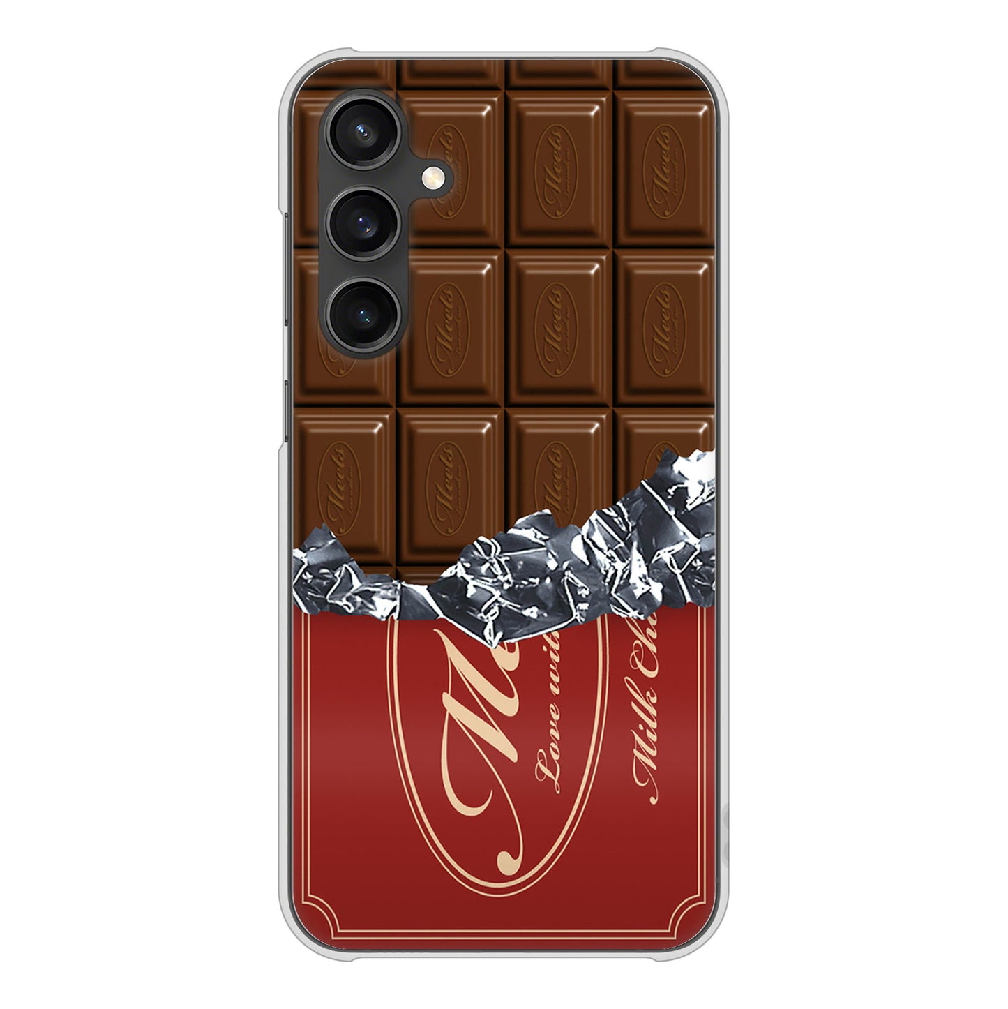 Galaxy S23 FE SCG24 au 板チョコ ハードケース 背面印刷