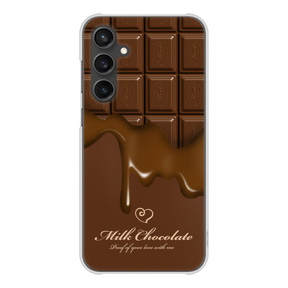 Galaxy S23 FE SCG24 au 板チョコ ハードケース 背面印刷