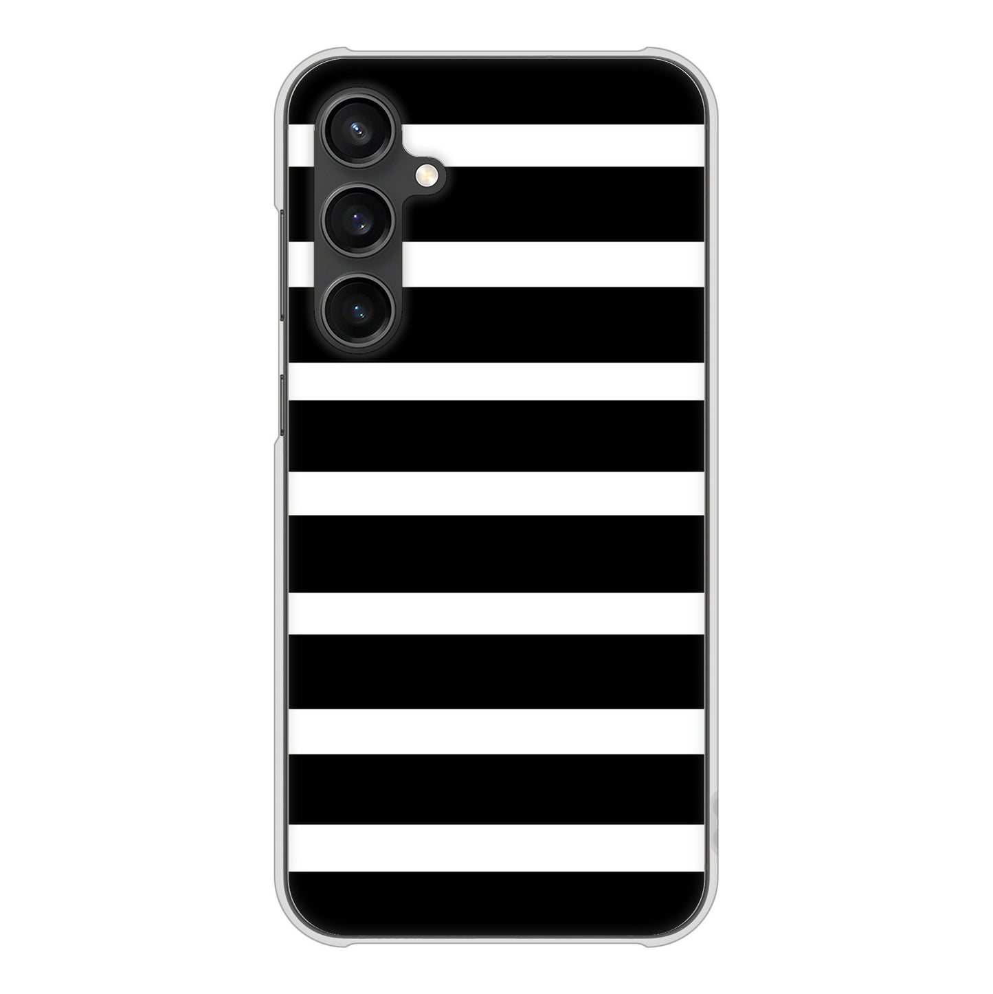 Galaxy S23 FE SCG24 au 高画質仕上げ 背面印刷 ハードケースシンプルボーダー