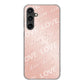 Galaxy S23 FE SCG24 au エンボス風LOVEリンク ハードケース 背面印刷