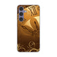 Galaxy S24 SCG25 au 185 時を刻む針 ハードケース 背面印刷