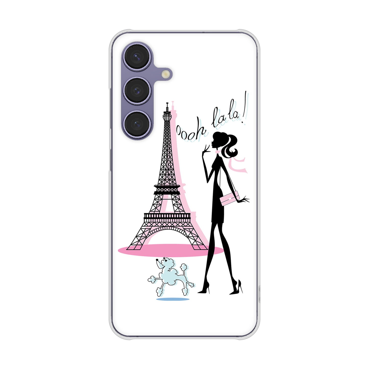 Galaxy S24 SCG25 au LOVE フランス ハードケース 背面印刷
