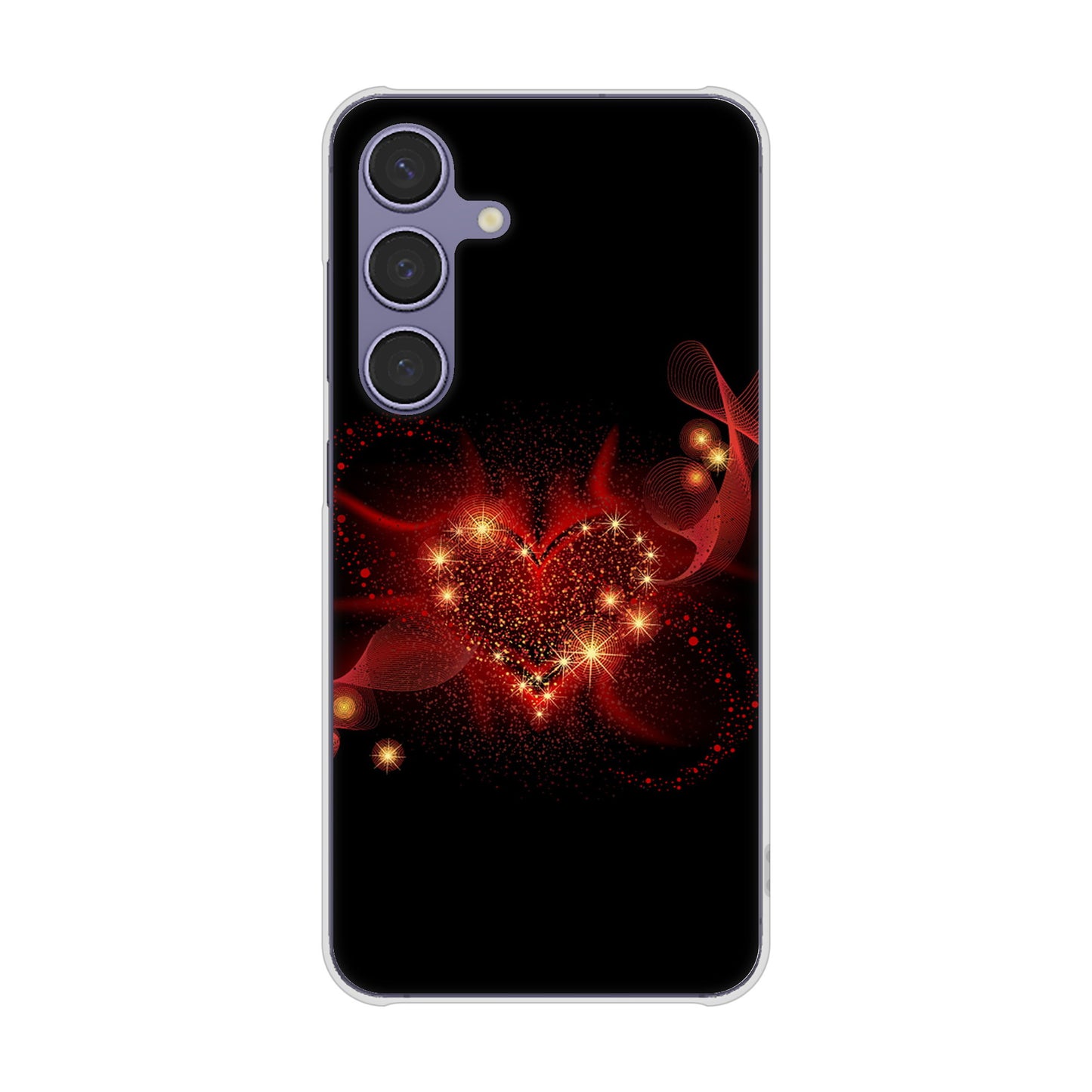 Galaxy S24 SCG25 au きらめきハート ハードケース 背面印刷