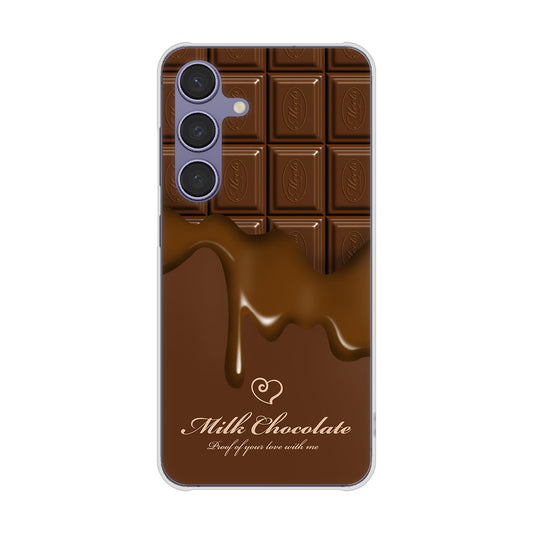 Galaxy S24 SCG25 au 板チョコ ハードケース 背面印刷