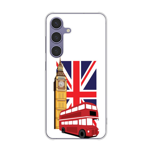 Galaxy S24 SCG25 au イギリスの風景 ハードケース 背面印刷