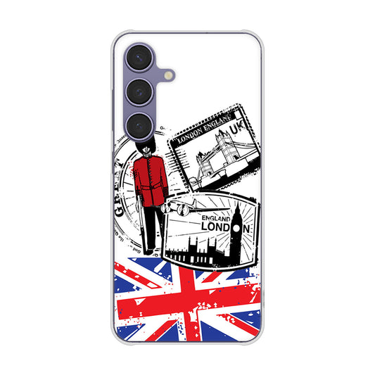Galaxy S24 SCG25 au イギリスの風景 ハードケース 背面印刷