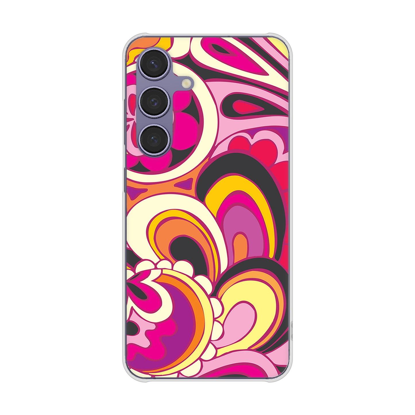 Galaxy S24 SCG25 au 586 ブローアップカラー ハードケース 背面印刷
