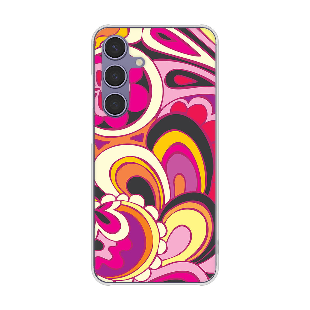 Galaxy S24 SCG25 au 586 ブローアップカラー ハードケース 背面印刷
