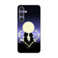 Galaxy S24 SCG25 au 夜とネコ ハードケース 背面印刷