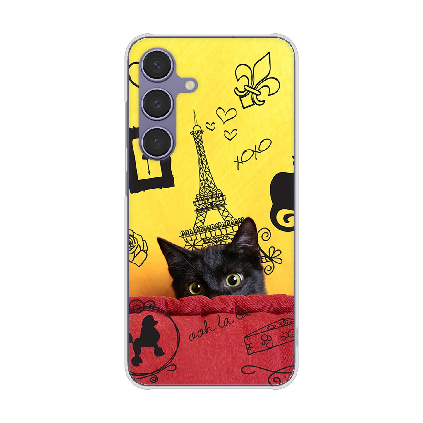 Galaxy S24 SCG25 au LOVE フランス ハードケース 背面印刷