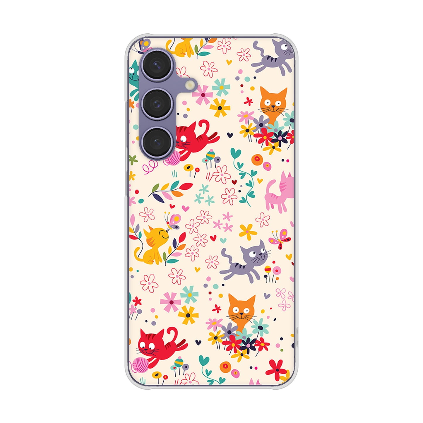Galaxy S24 SCG25 au マルチスタイル ハードケース 背面印刷